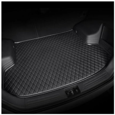 Kofferraummatte Für VW Für T-ROC 2018 2019 2020 Kofferraummatten Wasserdichtes Zubehör Schutzpolster Auto Kofferraummatte Kofferraummatten(Black)