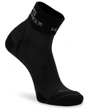 HANKER Calcetines trail running unisex sin costuras y antirozaduras | Techno PE Silver, tobilleros, sin costuras, transpirables y antirozaduras, para correr y senderismo