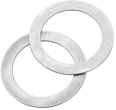 QUARKZMAN Rondelles Metal M15, 60 Pièces 15mm ID x 21mm OD x 0.1mm Épaisseur Rondelles Plates en Acier Inoxydable 304, Bagues de Montage pour Vis, Boulons, Accessoires, Charnières de Porte