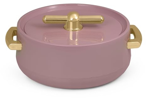 Swadeshi Desire Pentola calda dal design elegante in acciaio inox, mantiene il cibo caldo e fresco per ore, serve Chapati, roti, Biryani per molteplici usi, per la casa e la cucina moderna (viola)