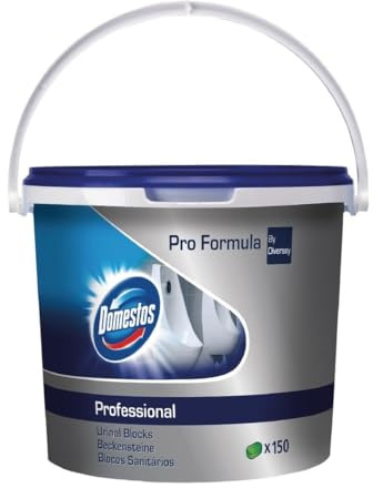 Domestos Urinal Blocks 3kg | Deodorises and sanitises high-traffic commercial washrooms throughout the day to break down organic matter at the source.