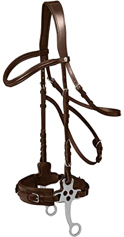 WALDHAUSEN Trensenzaum X-Line Hackamore, braun, WB
