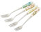 William Moris Lot de 4 fourchettes à pâtisserie assorties