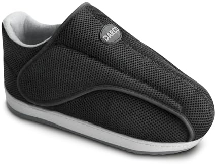 Darco AllRound All-in-One Healing Shoe - NHS Supplied Protective Medical Shoe for Ultimate Comfort - #1 for Post-Op Recovery, Wound Care & Arthritis - Left or Right Foot - Unisex - Black - XXL