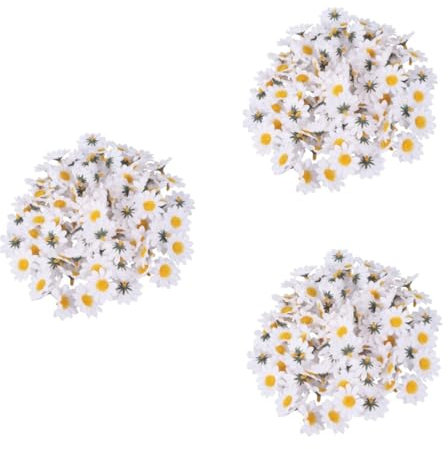 Cabilock 300stücke Künstliche Daisy Blütenköpfe Weiß Für Hochzeitsdeko Bastelprojekte Partys Und Heimdekoration Realistischer Look Vielseitig Einsetzbar