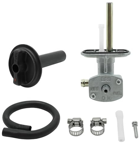 Mabutingti Robinet Essence Réservoir D'Essence Interrupteur Carburant pour Yama-ha ATV Kodiak 400 YFM400 2000-2006 Kodiak 450 2003-2006 Grizzly 400 YFM400 2007-2008 Grizzly 450 YFM450 2007-2014