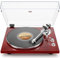 Giradischi in vinile con trasmissione a cinghia per dischi in vinile con connettività Bluetooth, uscita digitale USB, cartuccia magnetica e contrappeso regolabile, AT-3600L, 33 o 45 giri/min (rosso)