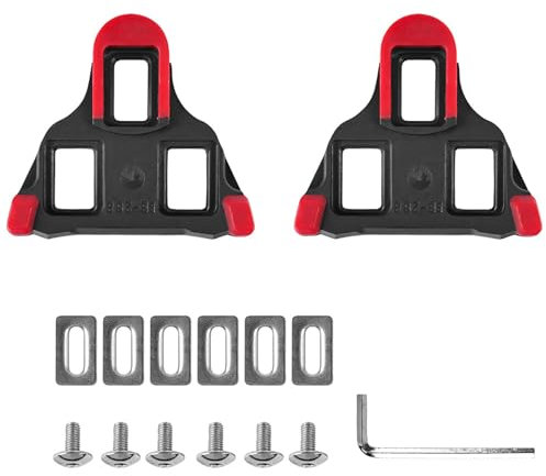 SinChic Bike Pedal Cleats,2 PCS Fahrrad Cleats Rennradpedale Pedalplatten Fahrradzubehör Cycling Pedals Cleat für SPD Kompatibel mit Shimano Cleats