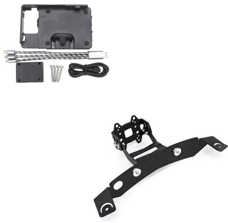 CGBWMB Handyhalter Motorrad Für K1300GT Für K1200GT Motorrad GPS Navigation Halterung USB Ladegerät Halter Halterung Ständer Motorrad-Navigationshalterung(D)