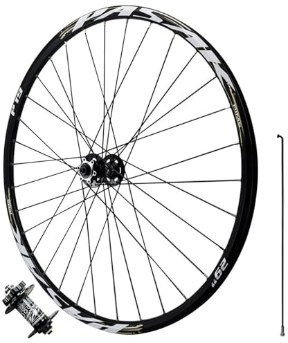 LPYDWZ Roues Arrière de VTT 26 27,5 Pouces, Frein À Disque en Alliage D'aluminium QR 9mm Jante de Vélo 32H for 7 8 9 10 11 12 Vitesses(Front Wheel,26 inch)