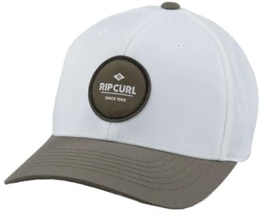 Rip Curl Routine Flexfit KepsCurl Damer/Herrar - fullcap basebollkeps Sluten på baksidan, med skärm Sommar-Vinter Vår Sommar Höst Vinter - One Size cremevit