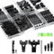 Picture Hangers, 220Pcs Picture Hanging Kit with Heavy Duty Picture Hanging Hooks, Sawtooth, Hardware Nails and Picture Hanging Tool, Wall Hangers for Frame, Painting, Art, Photo