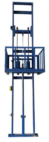 Montacargas Ascensor eléctrico con riel guía, Plataforma elevadora pequeña, almacén, Muelle, sótano, Ascensor Simple Plataforma De Elevación