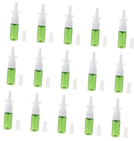 HONMEET 15pièces Bouteille De Sous-emballage Liquide Bouteilles De Pulvérisation Nasale Sous-conteneurs De Pulvérisation Récipient De Liquide Facile à Transporter Utiliser