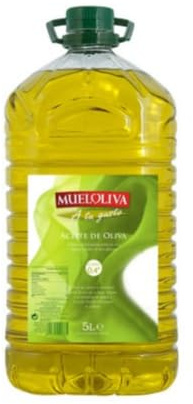 Mueloliva Olio d'Oliva Delicato, Tanica da 5 Litri, Perfetto per Consumo Familiare