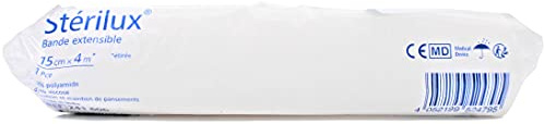 Hartmann stérilux banda estensibile bianco 15 cm x 4 m