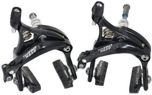 Tektro R539 Caliper Brake Set 47-59mm W/QR Recessed Mount, Black