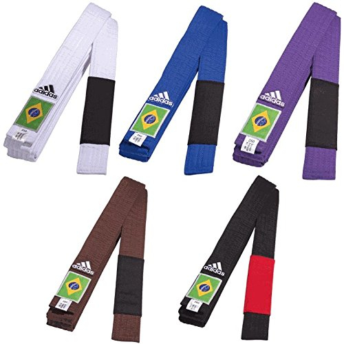 adidas Budogürtel/BJJ/Brazilian Jiu Jitsu Gürtel, braun, 320 cm