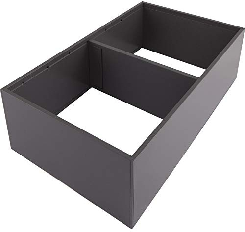 blum AMBIA-LINE Schubladen-Organizer Stahl 37×22×11 cm | Oriongrau | Küche | Magnetplattenhalter – kein Verrutschen | Schubladen Organizer aus formstabilem Stahl | Modular erweiterbar | Für Küche & Bad