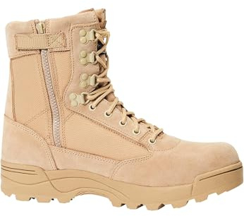 Brandit Zipper Tactical Unisex Botas Negro Tela, piel