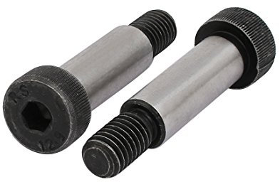 Sourcingmap 2pcs 40Cr Steel Shoulder Bolt 12mm Shoulder Dia 35mm Shoulder Length M10x18mm Thread