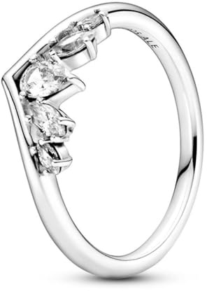 PANDORA Ring Wishbone Sterling silverZirkonia Größe: 56