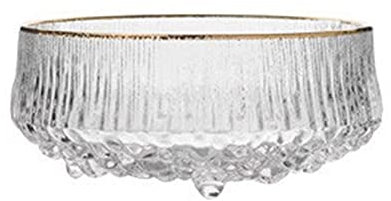 Bol de Service Phnom Penh Glace Crystal Crystal oiseau Bol Ensemble Crystal Glass Vaisselle Vaisselle Dessert Bol à dessert Salade de Fruit Tremella Sirop Verre Bol Saladier Verre ( Color : B )