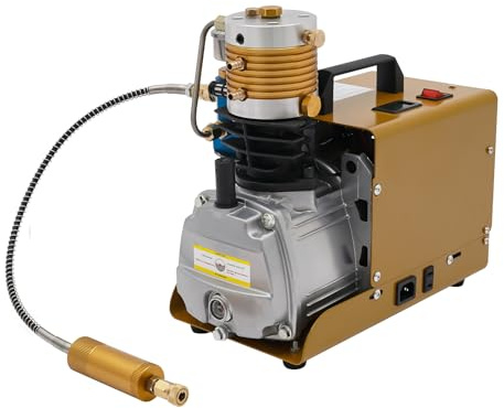 Hochdruckluftpumpe Luft Kompressor mit Öl-Wasser-Abscheider 220V 0-40Mpa