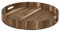 HOME DECO FACTORY, KA5092, Plateau en Acacia 40 cm - Élégant et Pratique pour Servir Vos Plats avec Style, Facile à Transporter et à Nettoyer, Parfait pour Toute Occasion - Marron