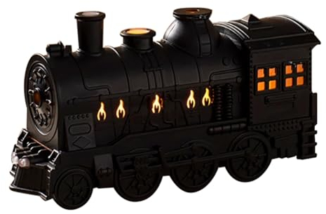 CAIONPLE Train Aromatherapie-Diffusoren, Duftdiffusor, Nebelhersteller, Duft, Ätherisches Öl, Retro-Diffusor, Fernbedienung, EU-Stecker