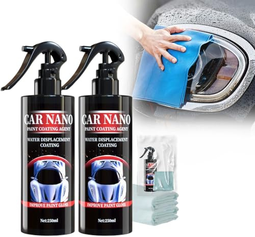 High Protection Nano Car Coating and Scratch Repairing Spray (2pcs, 250ml)