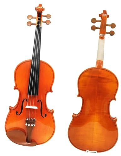 Erwachsenen geige Anfänger 4/4 Violine, Fichtenholzplatte Ahornboden Ebenholz(Set 1)