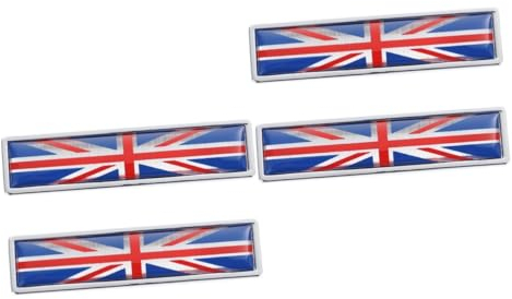SEWOART 2sets Auto Aufkleber England Flagge Flagge Aufkleber Für Auto Styling Aufkleber Nation Flagge Thema Metall Aufkleber 2 Stücke * 2
