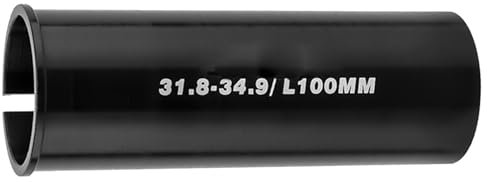 Fahrrad-Sattelstützen-Unterlegscheibe, Sattelstützen-Adapter | Sattelstützen-Expander-Hülse-Konvertierungshülse | 100 mm langer Sattelrohradapter, Reduzierhülsen-Aufhängungs-Sattelstützen-Unterlegsche