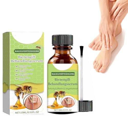 Siero per unghie con veleno d'api, siero per la cura delle unghie, riparazione e crescita delle unghie