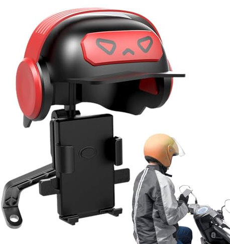 Sun-Blocking Phone Accessory | Umbrella Phone Shade - Portable Phone Screen Shade, Sun Hat Phone with Cute Ear, Anti-Reflective Sun Shield for Cell Phones for Motorcycle, Car, Mobile Phone Holde