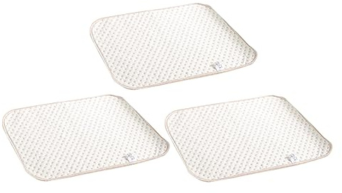 VICASKY 3stücke Baumwollbettunterlage Für Neugeborene Und Atmungsaktiv Hohe Saugfähigkeit Als Unterlage Für Bettwäsche Kinderwagen Und Stühle