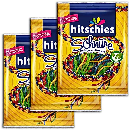3 er Pack hitschies bunte Schnüre 3 x 125g