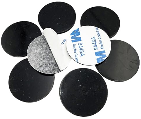 UZYXC Bande Magnétique Autocollante Puissante 25mmx1mm, Aimants Ronds pour Moustiquaires, Ruban Adhésif Personnalisable pour Portes Fenêtres et DIY