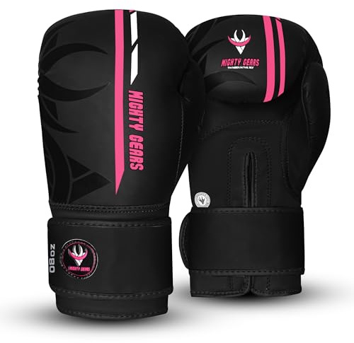 Might Gears Boxing Gloves for Kids 4oz,6oz Training Punching Sparring Bag Fight Gloves Punch Bag Mitts Muay Thai Kickboxing MMA Martial Arts Workout Juniors Girls and Boys