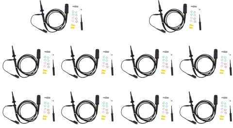 Tacdas 10X P6500B Sonda per Oscilloscopio 500 MHz 10X 300 V Sonda per Test Ad Alta Precisione 120 cm per Oscilloscopio Tektronix