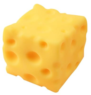 Squeeze Toy Cheese, Cheese Käse Stressball XXL, Käse Spielzeug Stressball Antistressball, Extra Large , Fidget Sensory Squeeze Toy, Suitable for All