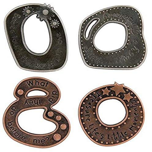 Karen Foster Design, 02307, Scrapbooking Quotables Metal Brads, Baby Phrases, Set of 4