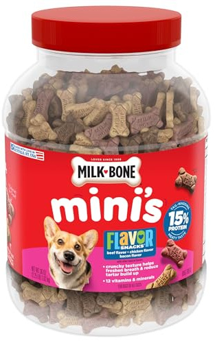Milk-Bone Mini's Flavor Snacks Dog Treats, 36 Ounce