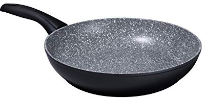 Aeternum, Black Pearl, Padella Antiaderente, Adatta a Induzione, Diametro 20 cm, Alluminio, Nera