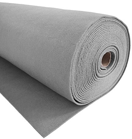 Bastelfilz 1m x 90cm x 3mm Meterware Dekofilz Taschenfilz Filzstoff 39 Farben