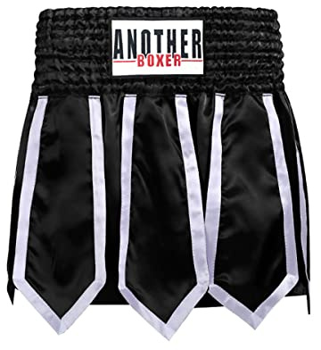 Pantaloncini di MMA Muay Thai Pantaloncini di Boxe Abbigliamento da Taekwondo per Adulti e Bambini,Nero,XXL