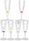 Copas De Champán LED, 6 Copas De Flauta De Champán Para Vino LED, Copa De Luz Intermitente Con Líquido De Agua, Copa De Cóctel Luminosa LED, Juego De Copas De Vino