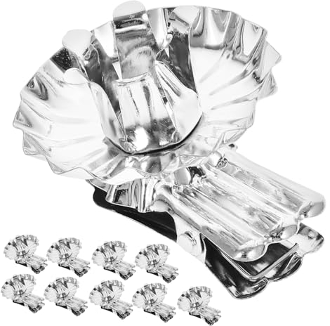 FUNOMOCYA 36 Stück Metall-weihnachtskerzenhalter-Clips Weihnachtsteelichthalter-Clips Für Kerzen