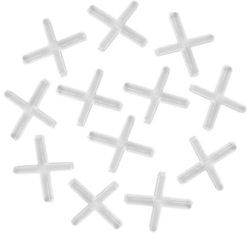 BUTIFULSIC 1000pcs Cross-shaped Tile Spacers for Leveling and Alignment Thickness Grout Spacers for Ceramic Porcelain Marble Installation Easy to Use Tiling Tools